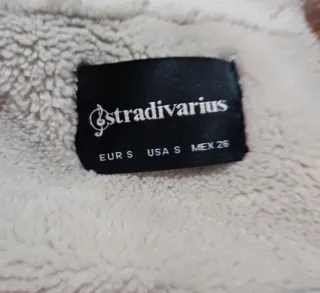 Cazadora Stradivarius Negra Mujer Talla S