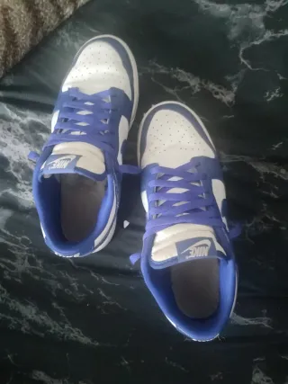 Zapatillas Nike Dunk Azul y Blanco
