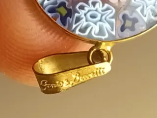 Ciondolo Murrina Oro 750 Vintage Firmato