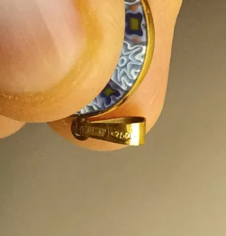 Ciondolo Murrina Oro 750 Vintage Firmato