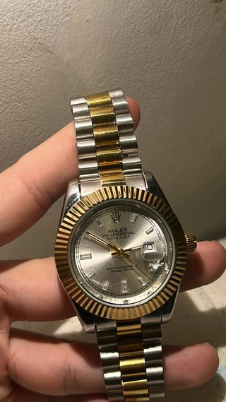 Reloj Rlx Automático Oro y Plata