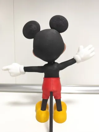 Muñeco Mickey Mouse 3D Pintado a Mano