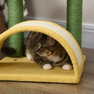 Rascador Gatos Cactus 72cm con Cama