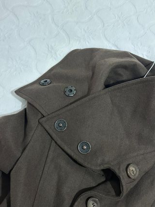 Cappotto Sisley marrone con cintura tg 42