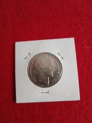 2 Monedas de Plata Francesa y Sueca