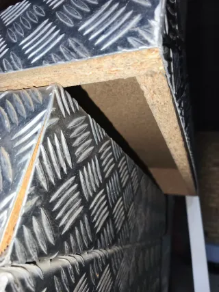 8 Planchas Aluminio Damero Antideslizante