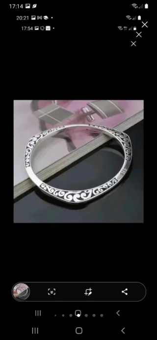 Pulsera Plata Triangular Tribal