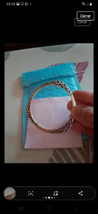 Pulsera Plata Triangular Tribal