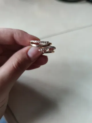 Pendientes Aro Oro con Circonitas