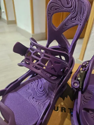 Fijaciones Burton Scribe Morado (talla M)