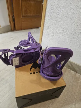 Fijaciones Burton Scribe Morado (talla M)