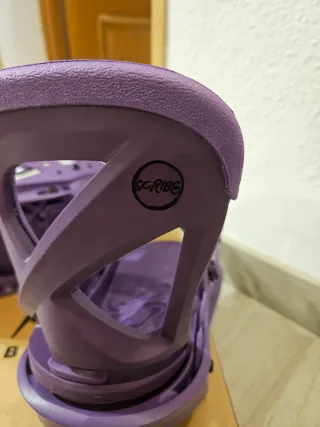 Fijaciones Burton Scribe Morado (talla M)