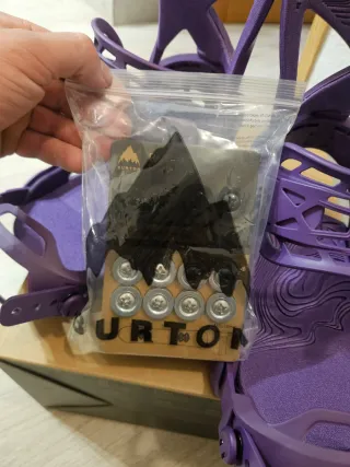 Fijaciones Burton Scribe Morado (talla M)