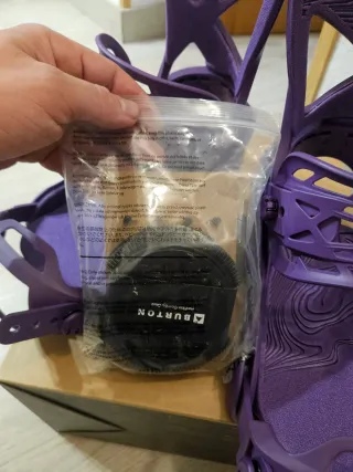 Fijaciones Burton Scribe Morado (talla M)