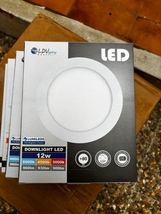 Plafón LED Downlight 12W LDV Lighting