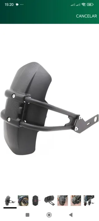 Guardabarros Trasero Yamaha MT09 MT07 MT10