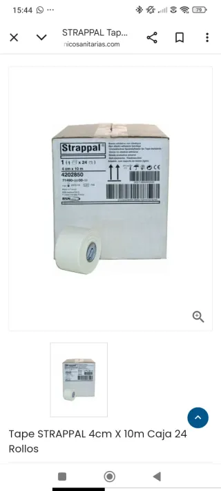 Cinta Strappal 4cm x 10m (24 Rollos)