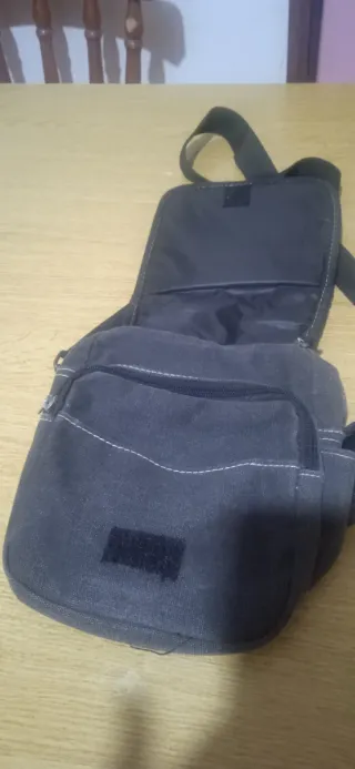 Marsupio nero/grigio