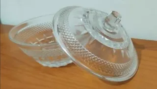 Bombonera vintage de cristal