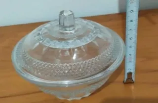 Bombonera vintage de cristal