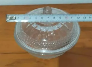 Bombonera vintage de cristal