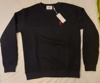 Sudadera AMI Paris Negra