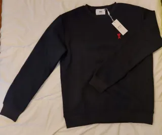 Sudadera AMI Paris Negra