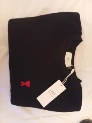 Sudadera AMI Paris Negra