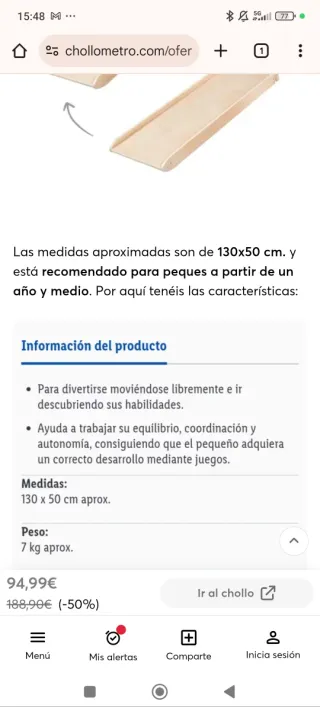 Escalada, tobogán y rampa