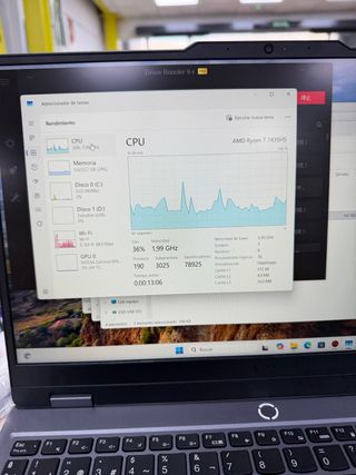 Lenovo Ryzen7 7435HS, 24GB RAM, 512GB RTX4050