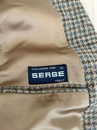 Giacca in tweed da uomo Drop 6 con motivo a quadri