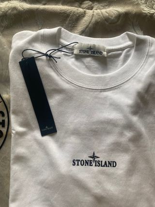 T-shirt Stone Island Uomo Bianca taglia L Nuova