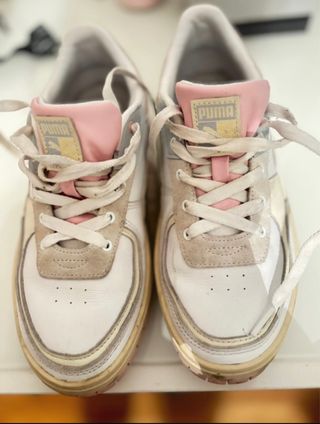 Scarpe Puma donna bianche e rosa