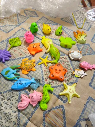 Animalitos de mar de goma