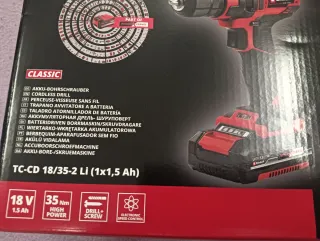 Taladro Einhell TC-CD 18/35-2 Li Nuevo 60€