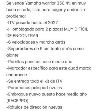 Yamaha Warrior 350