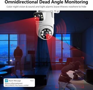 Cámara Wi-Fi de 2.5K para exteriores e interiores