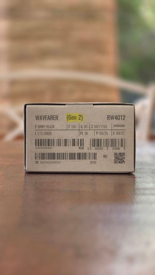 Gafas Ray-Ban Wayfarer Negras