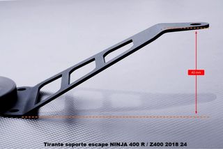 Tirante soporte escape NINJA 400 R / Z400 2018 24