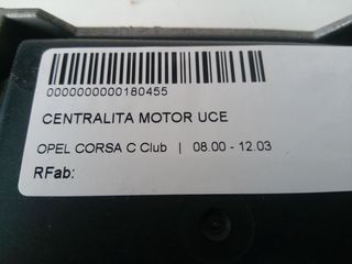 CENTRALITA MOTOR UCE OPEL CORSA C Club   |   08.00 - 12.03