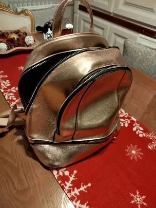 Mochila dorada Piel de Luna