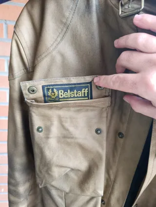 Chaqueta Belstaff Moto Marrón/beige