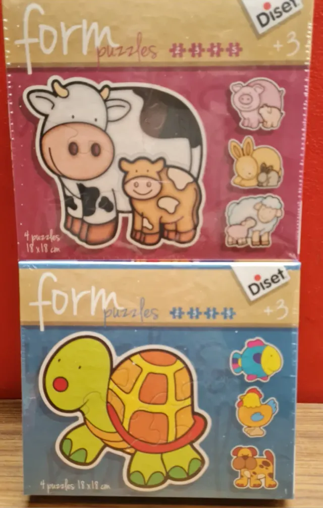 Puzzles Infantiles Siluetas 3 años NUEVOS