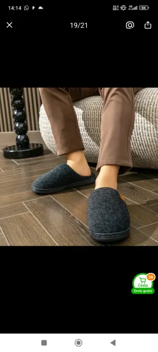 Zapatillas Hombre Talla 50 Gris