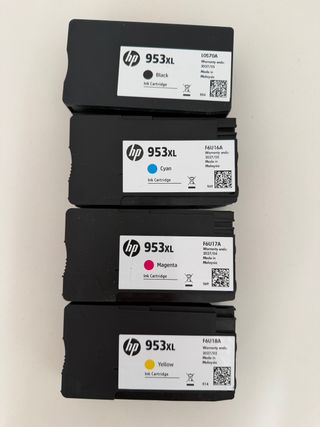 Vendo cartuchos de tinta HP 953XL originales