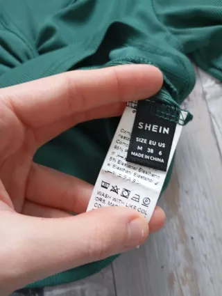 Jersey verde manga larga