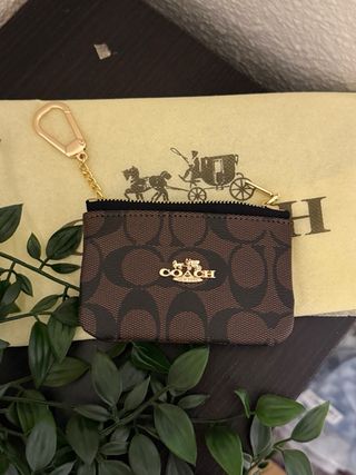 Monedero Coach Marrón
