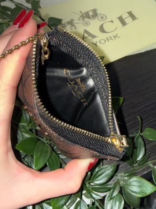 Monedero Coach Marrón