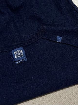 Jersey Boggi Milano Talla L Azul Marino
