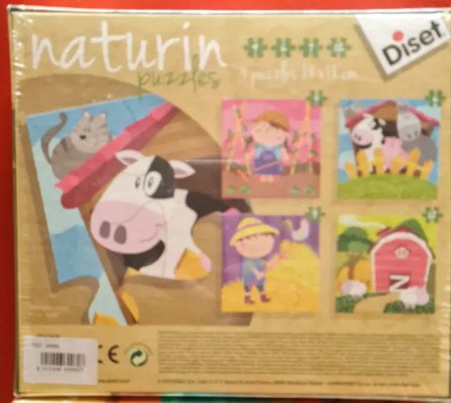 Puzzles Selva y Granja 3 años NUEVOS